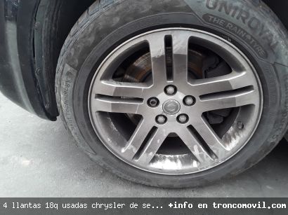 4 LLANTAS 18" USADAS CHRYSLER DE SEGUNDA MANO - foto2