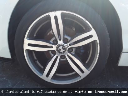 4 LLANTAS ALUMINIO R17 USADAS DE DESGUACE