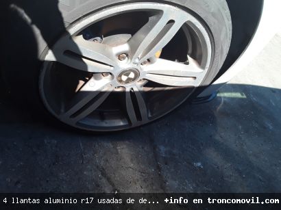 4 LLANTAS ALUMINIO R17 USADAS DE DESGUACE - foto4