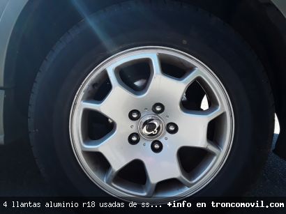 4 LLANTAS ALUMINIO R18 USADAS DE SS DE SEGUNDA MANO