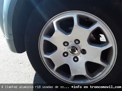 4 LLANTAS ALUMINIO R18 USADAS DE SS DE SEGUNDA MANO - foto4