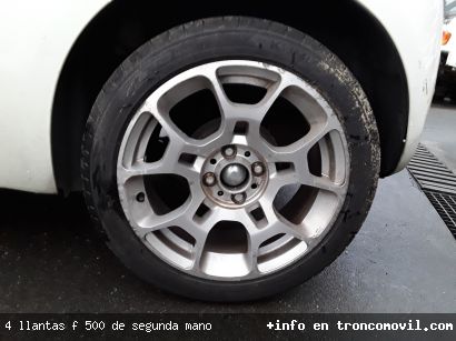 4 LLANTAS F. 500 DE SEGUNDA MANO - foto2