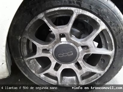 4 LLANTAS F. 500 DE SEGUNDA MANO - foto3