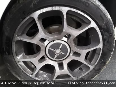 4 LLANTAS F. 500 DE SEGUNDA MANO - foto4