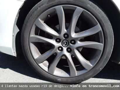 4 LLANTAS MAZDA USADAS R19 DE DESGUACE - foto3