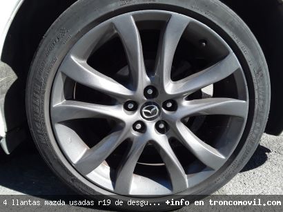 4 LLANTAS MAZDA USADAS R19 DE DESGUACE - foto4