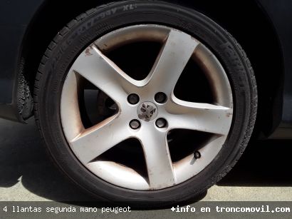 4 LLANTAS SEGUNDA MANO PEUGEOT - foto2