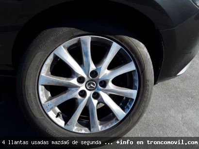 4 LLANTAS USADAS MAZDA6 DE SEGUNDA MANO - foto3